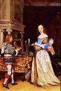 Gerard ter Borch the Younger A Lady at her Toilet USA oil painting artist